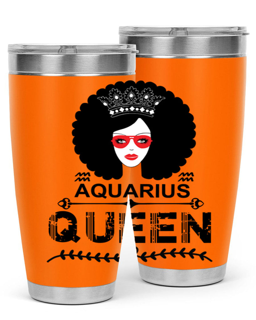 Aquarius queen 75#- zodiac- Tumbler