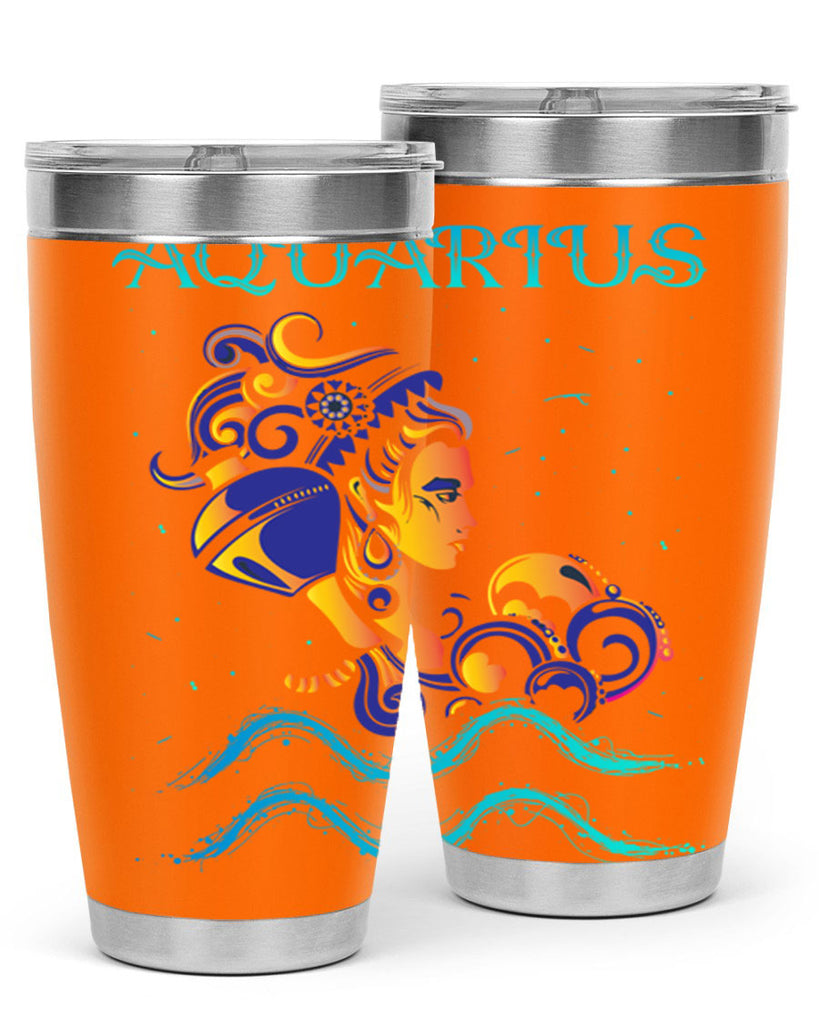 AquariusZodiac 76#- zodiac- Tumbler