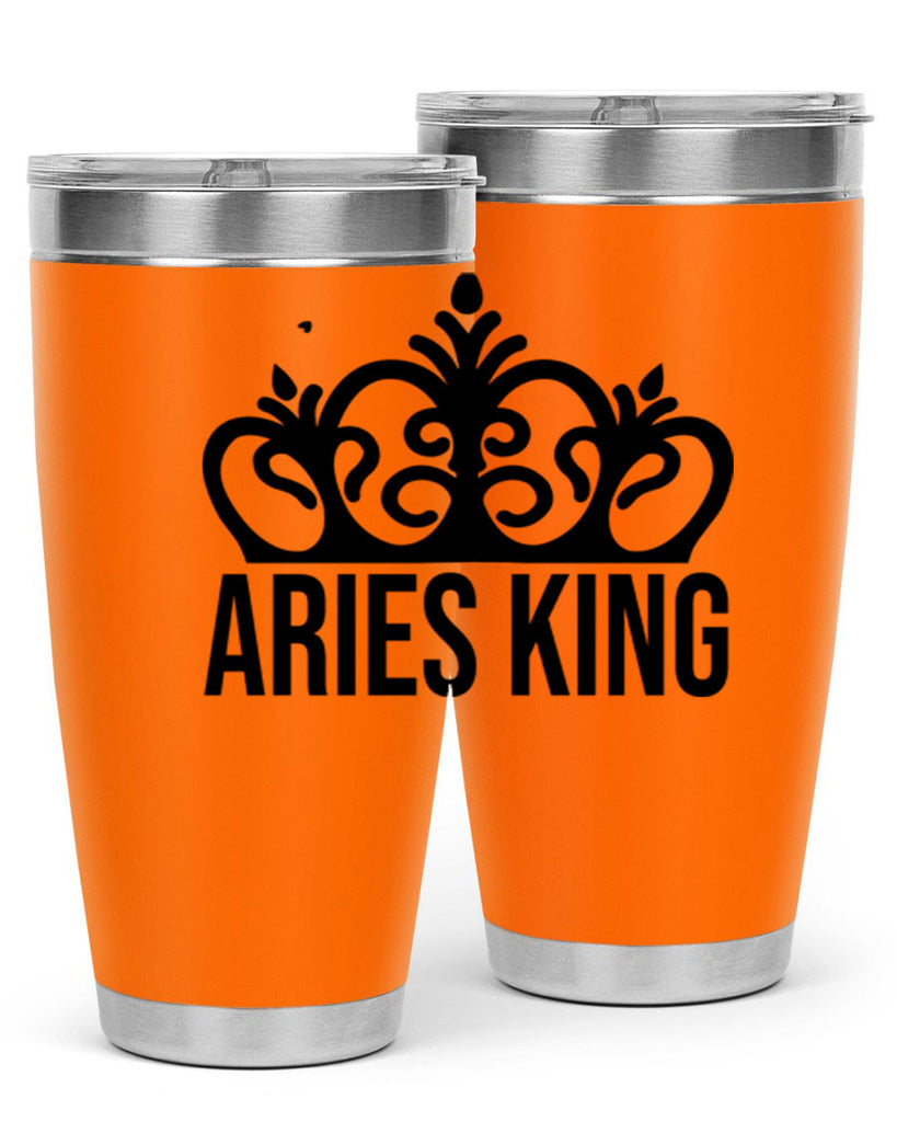 Aries king 107#- zodiac- Tumbler