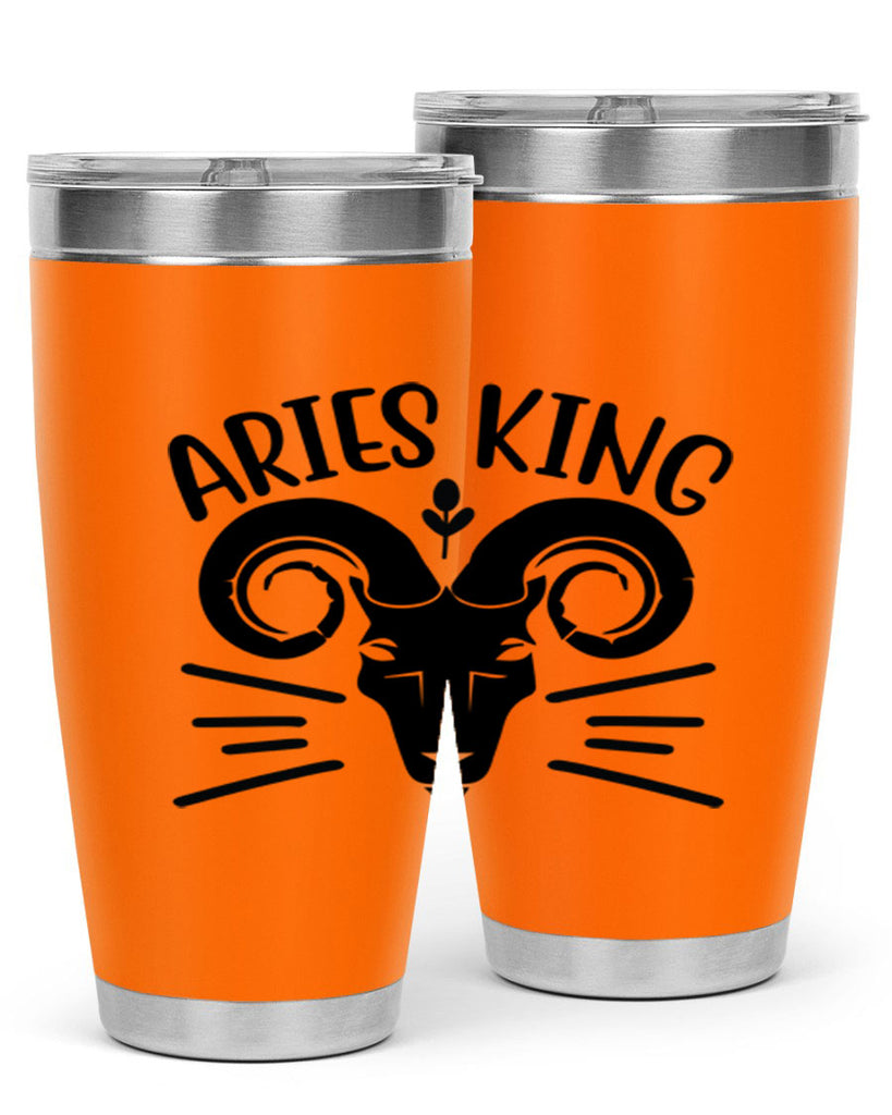 Aries king 109#- zodiac- Tumbler