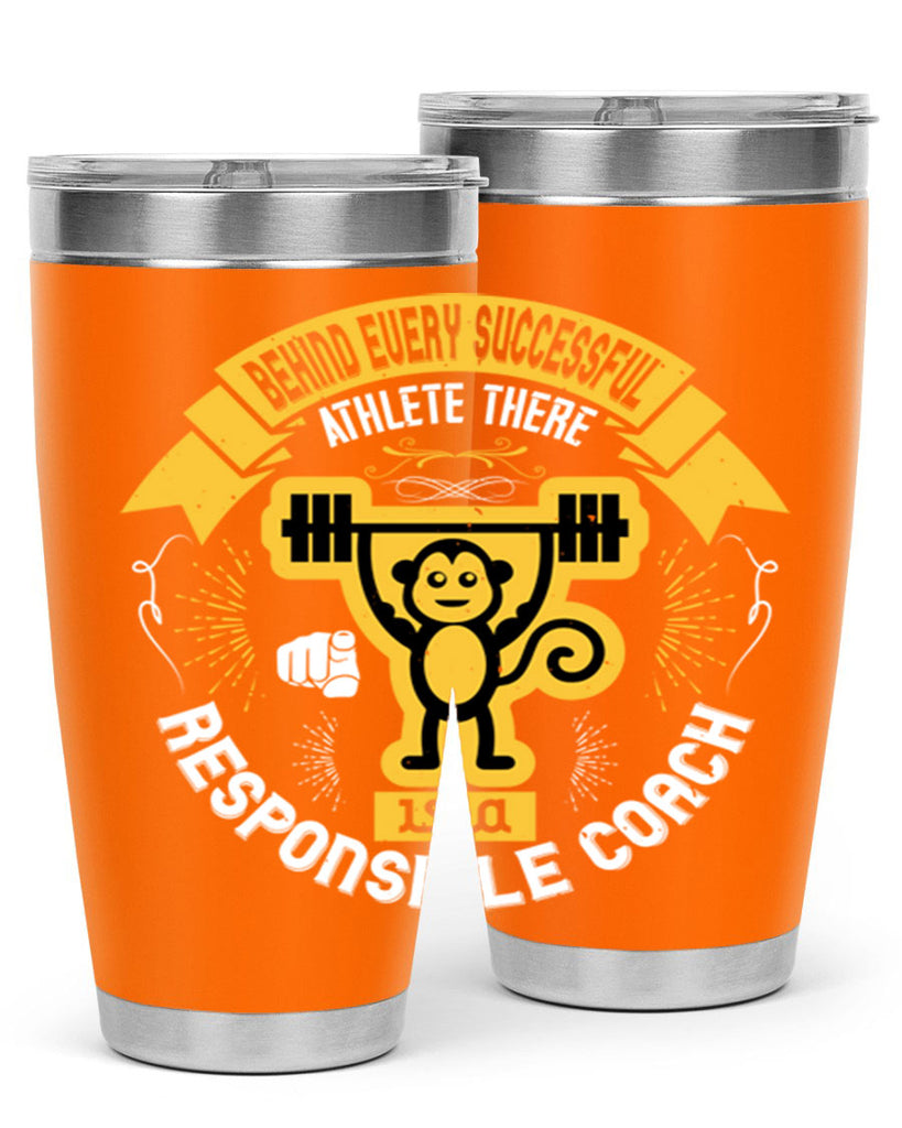 Behind every successful athlete there is a responsible coach Style 2#- coaching- tumbler