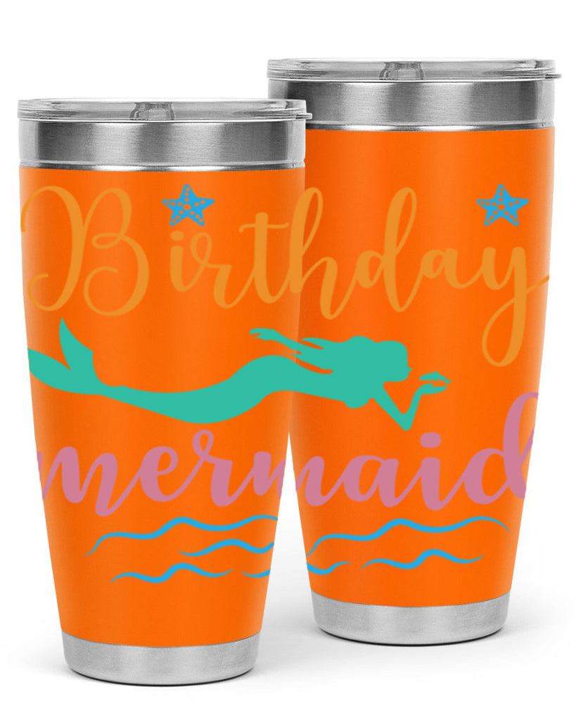 Birthday Mermaid Design 79#- mermaid- Tumbler