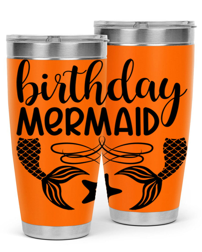 Birthday mermaid 76#- mermaid- Tumbler