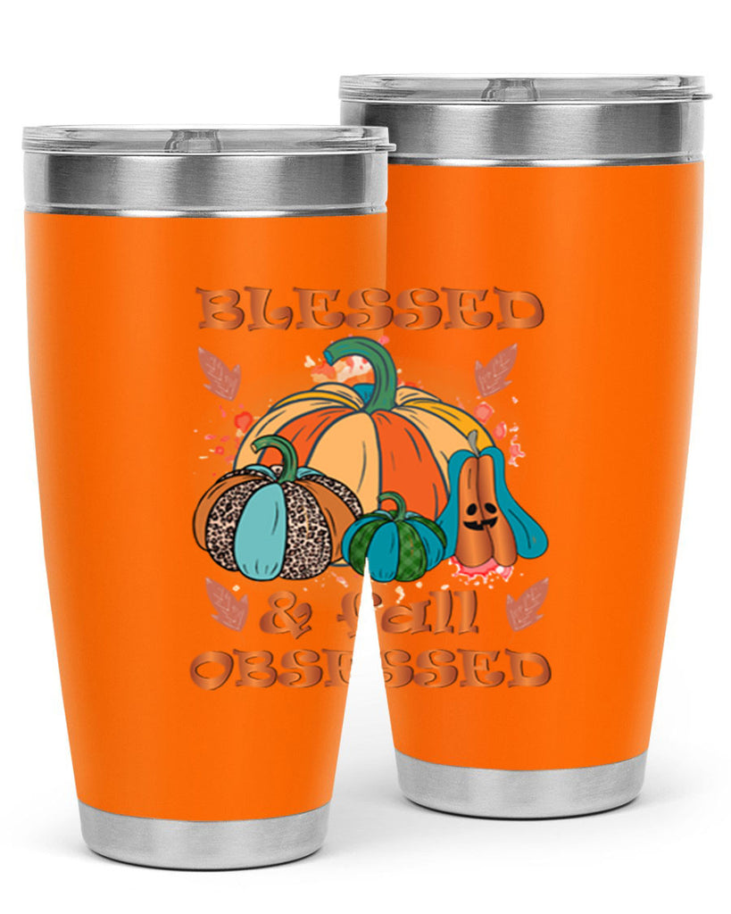 Blessed Fall Obsessed 49#- fall- Tumbler
