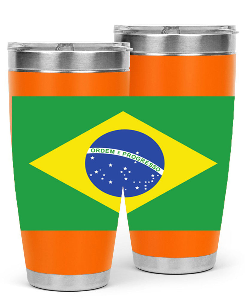 Brazil 174#- world flags- Tumbler