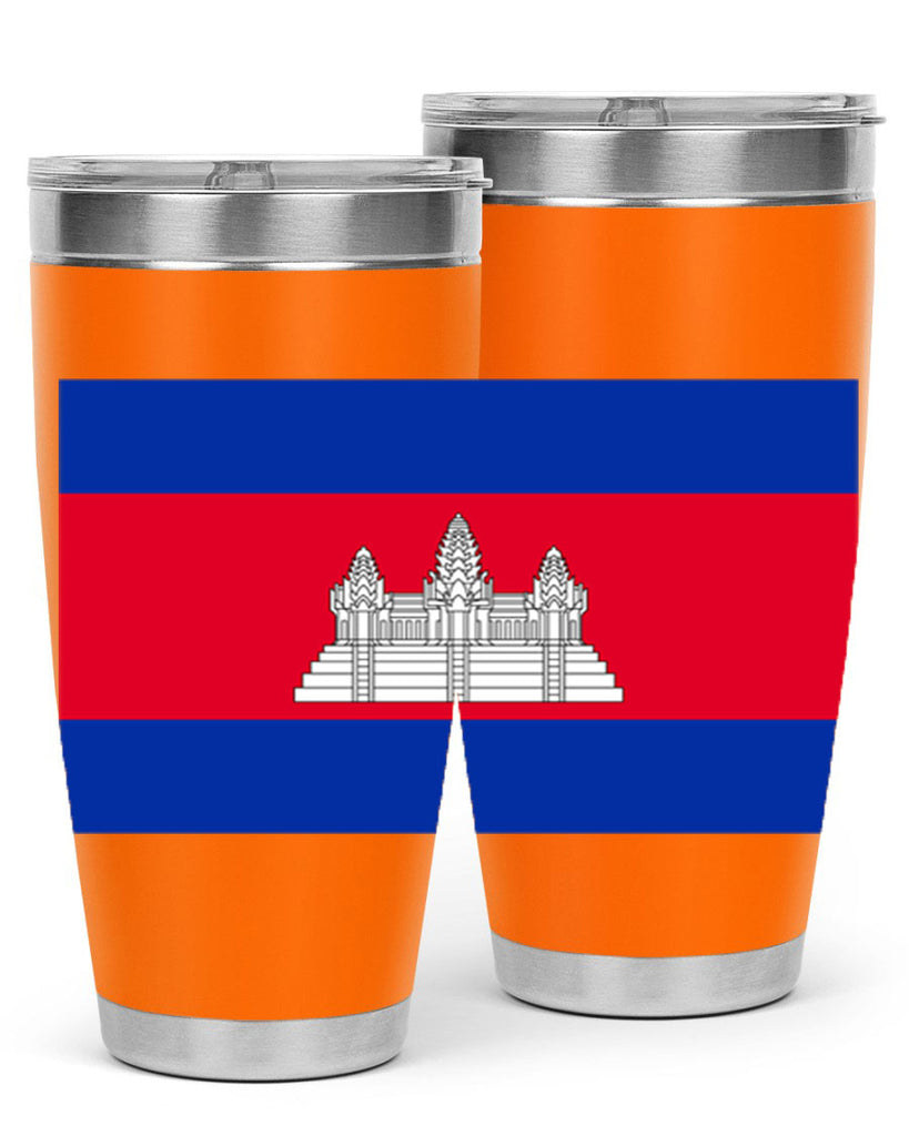 Cambodia 168#- world flags- Tumbler