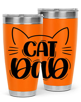 Cat Dad Style 81#- cat- Tumbler