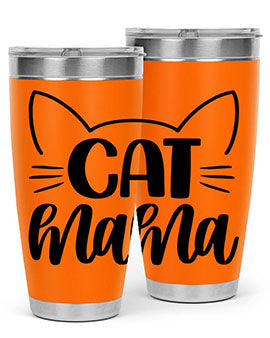 Cat Mama Style 84#- cat- Tumbler