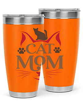 Cat Mom Style 6#- cat- Tumbler