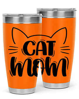 Cat Mom Style 85#- cat- Tumbler