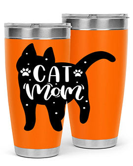 Cat Mom Style 86#- cat- Tumbler