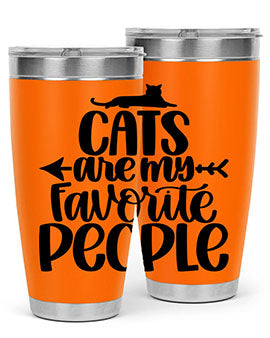 Cats Are My Favorite People Style 90#- cat- Tumbler