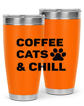 Coffee Cat Style 41#- cat- Tumbler