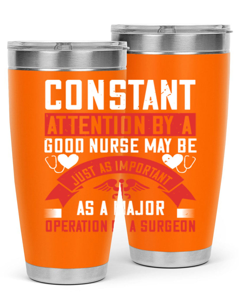 Constant attention by a good nurse may Style 408#- nurse- tumbler