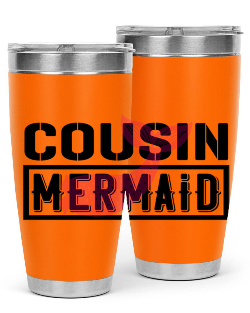 Cousin mermaid 87#- mermaid- Tumbler