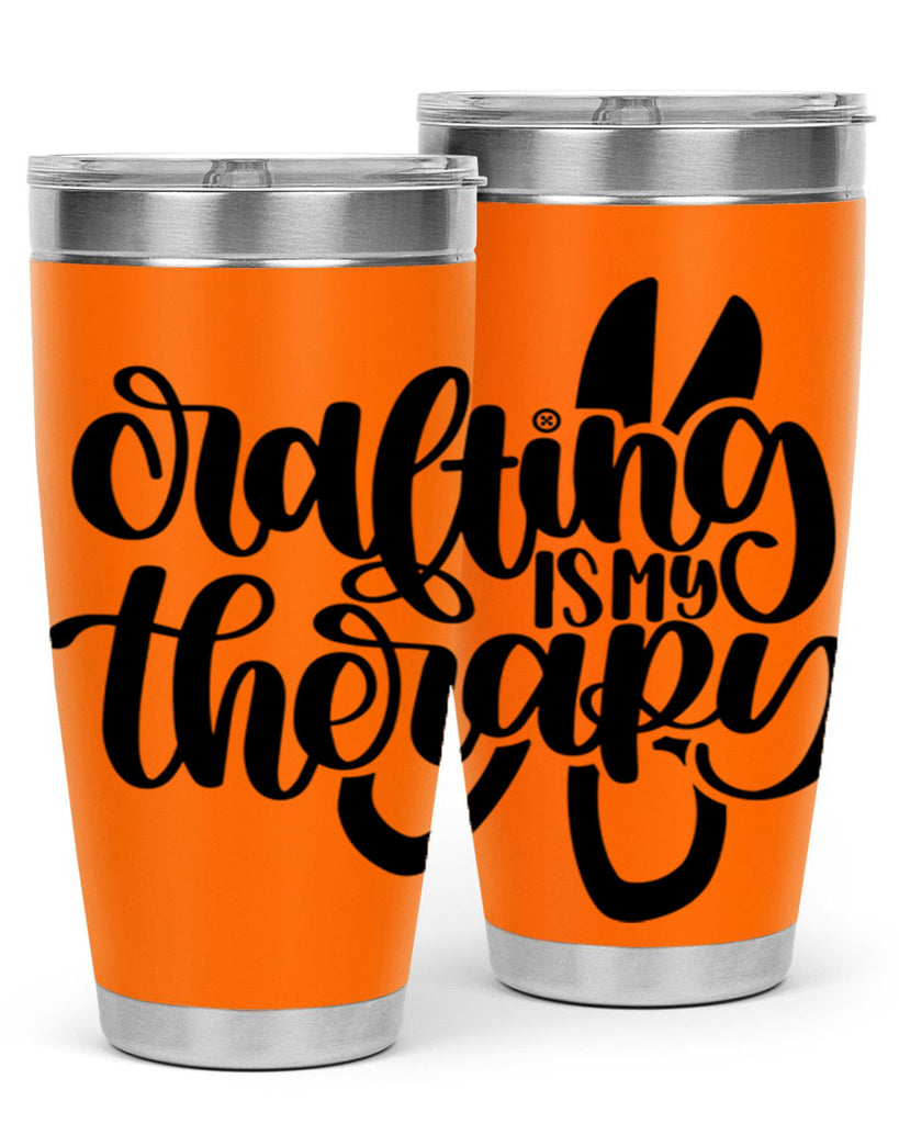 Crafting Is My Therapy 33#- crafting- Tumbler