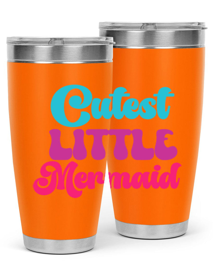 Cutest Little Mermaid 90#- mermaid- Tumbler