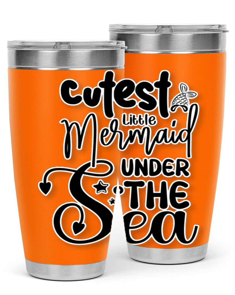 Cutest Little Mermaid Under The 98#- mermaid- Tumbler