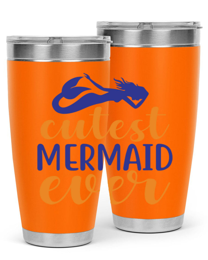 Cutest Mermaid Ever 91#- mermaid- Tumbler