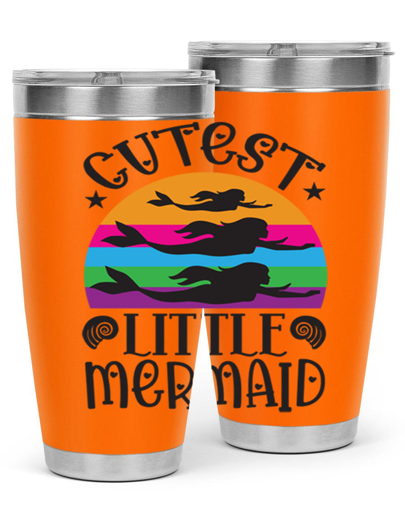 Cutest little mermaid 96#- mermaid- Tumbler