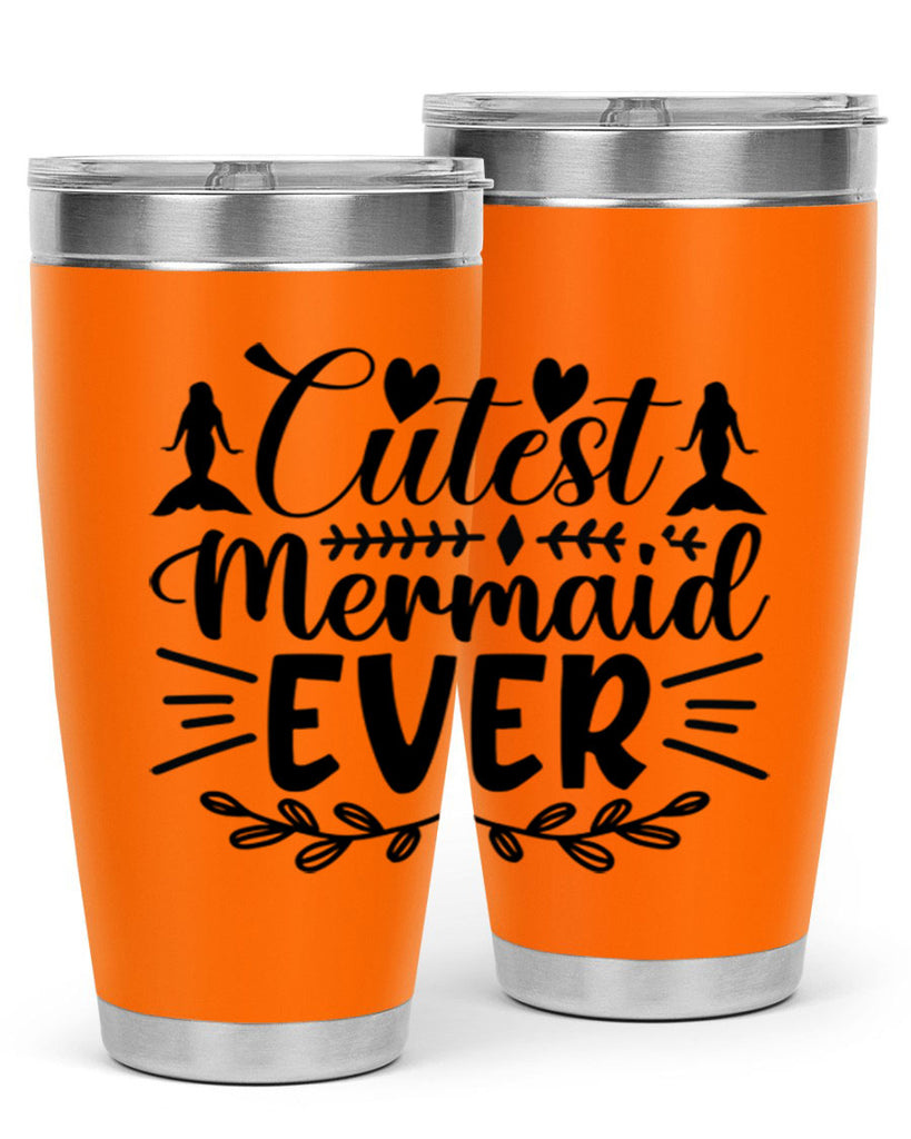 Cutest mermaid ever 100#- mermaid- Tumbler