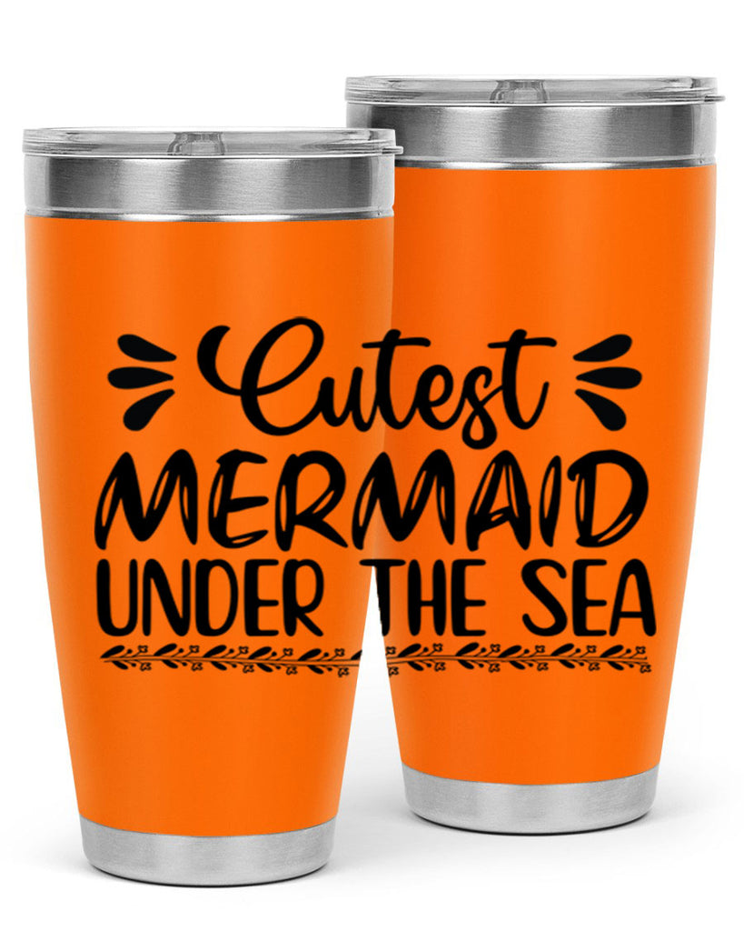 Cutest mermaid under the sea 105#- mermaid- Tumbler