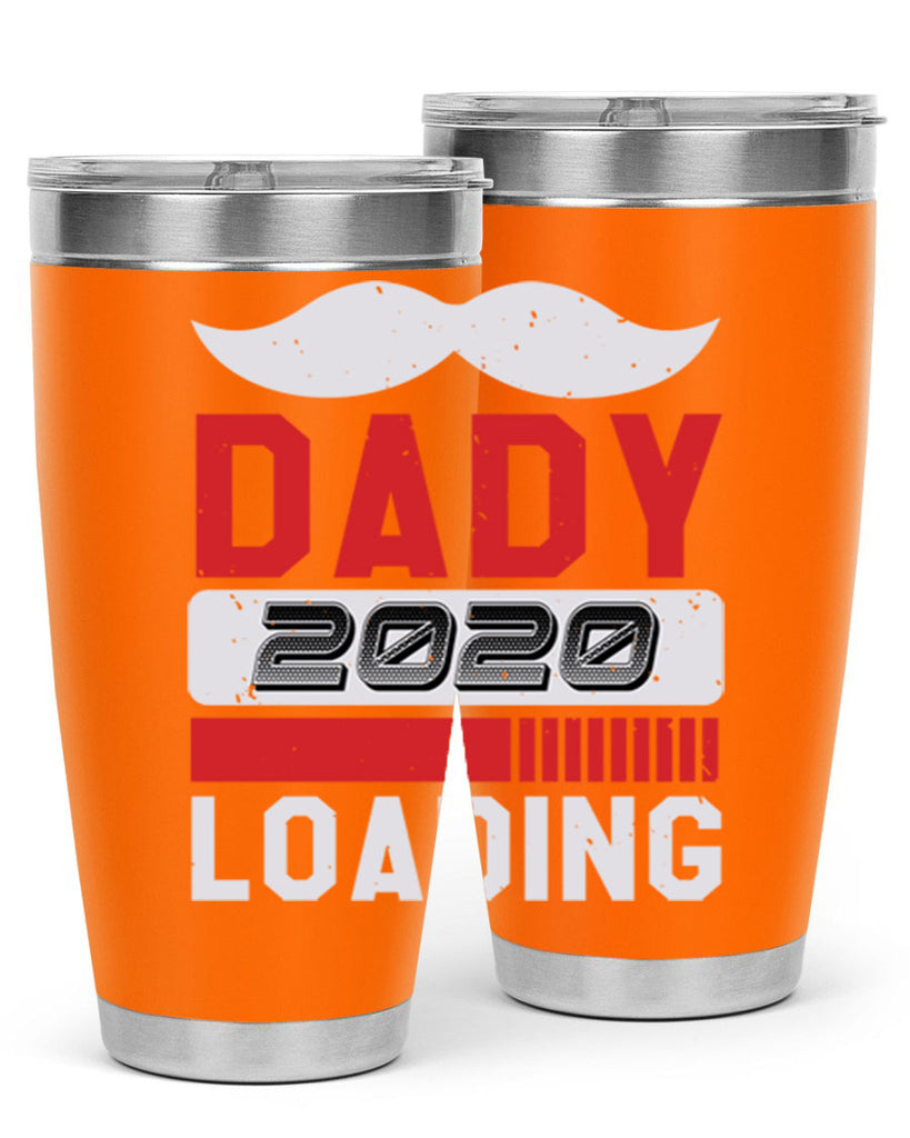 Dady Loading Style 44#- baby shower- tumbler