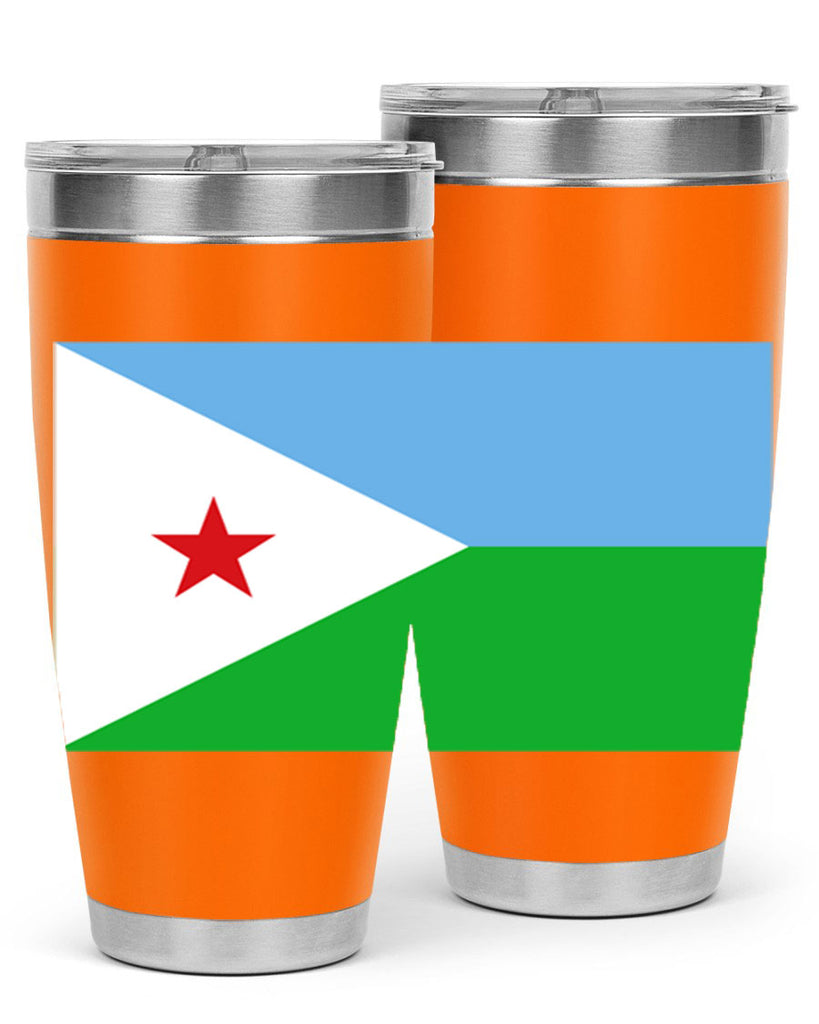 Djibouti 150#- world flags- Tumbler