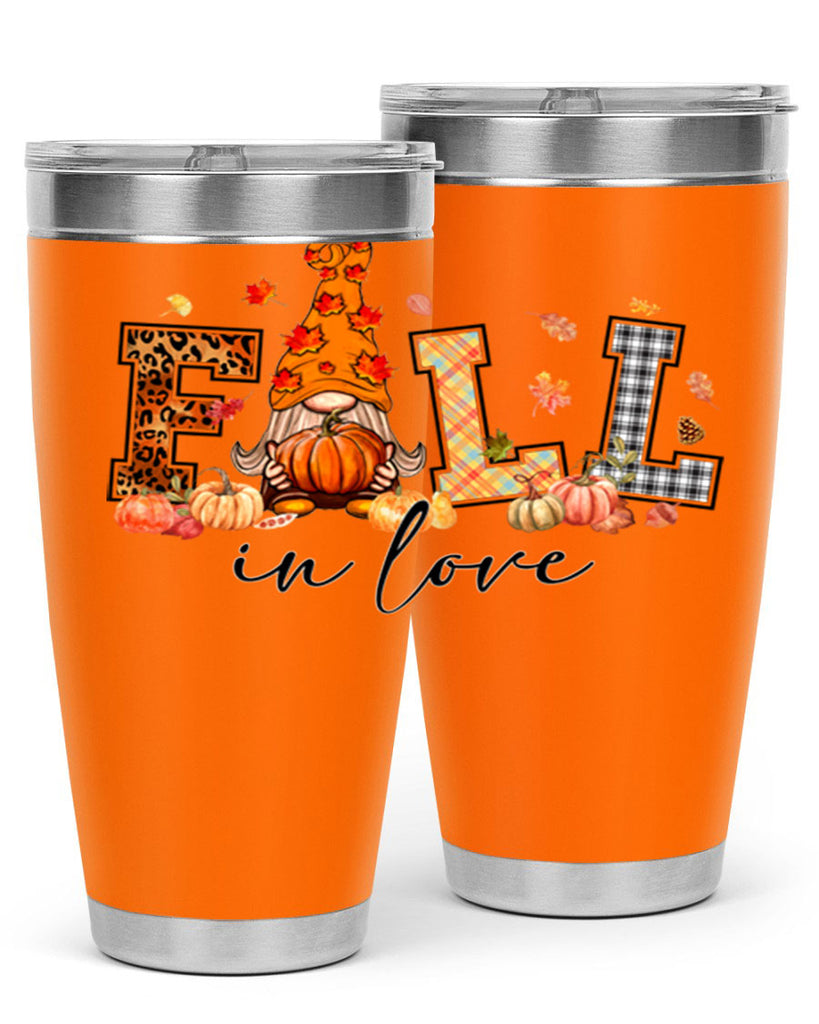FALLinloveFallGnome 151#- fall- Tumbler