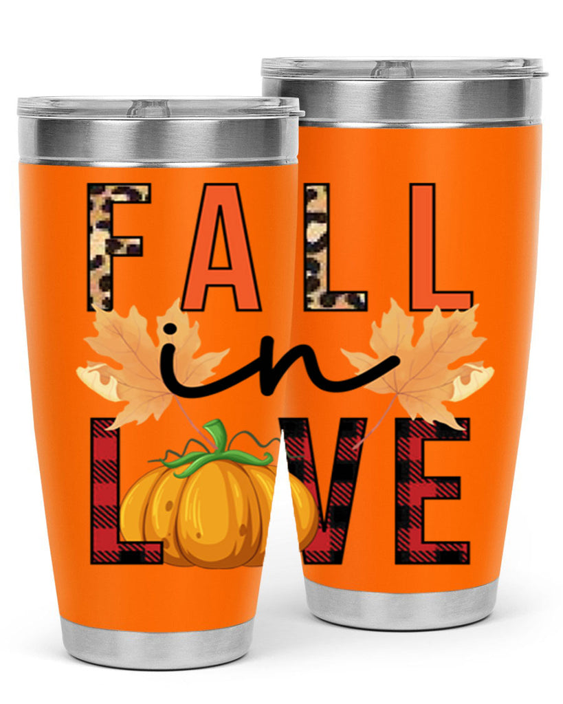 Fall in Love 104#- fall- Tumbler