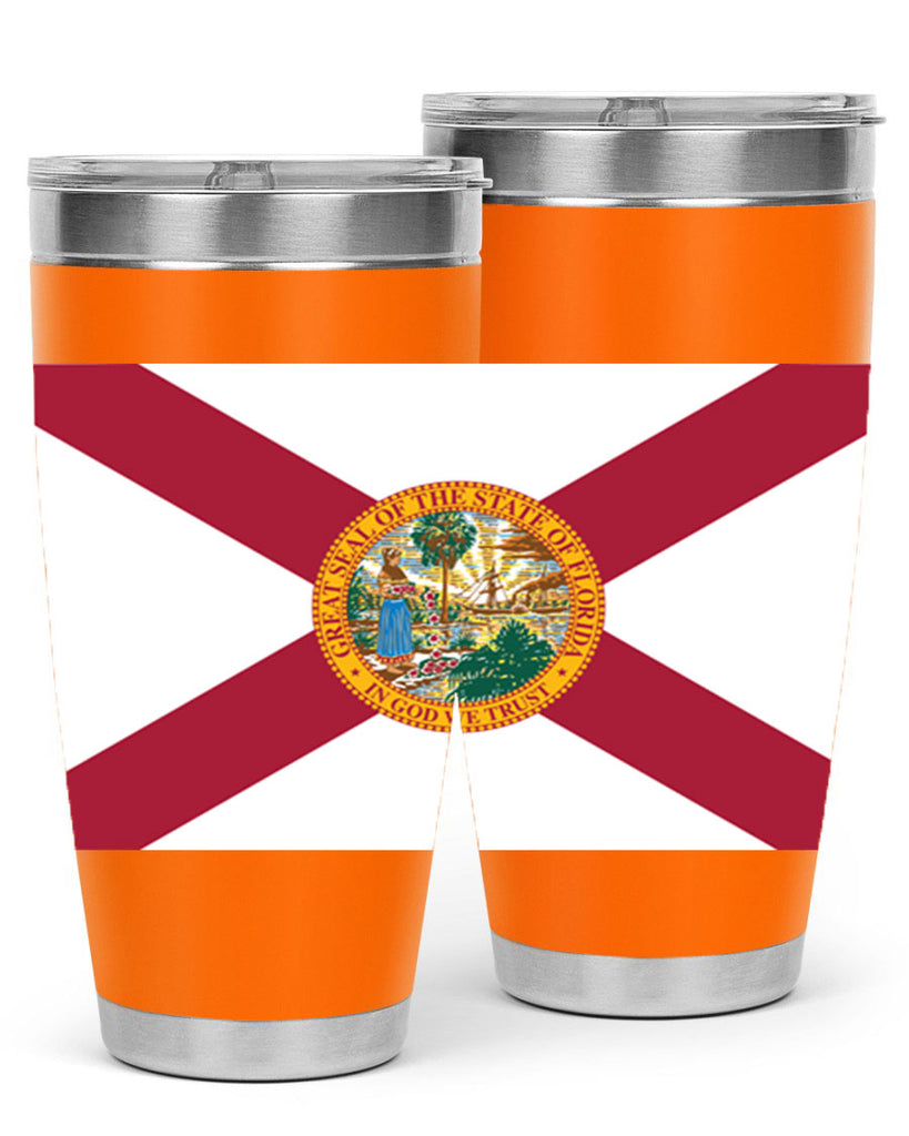 Florida 43#- Us Flags- Tumbler