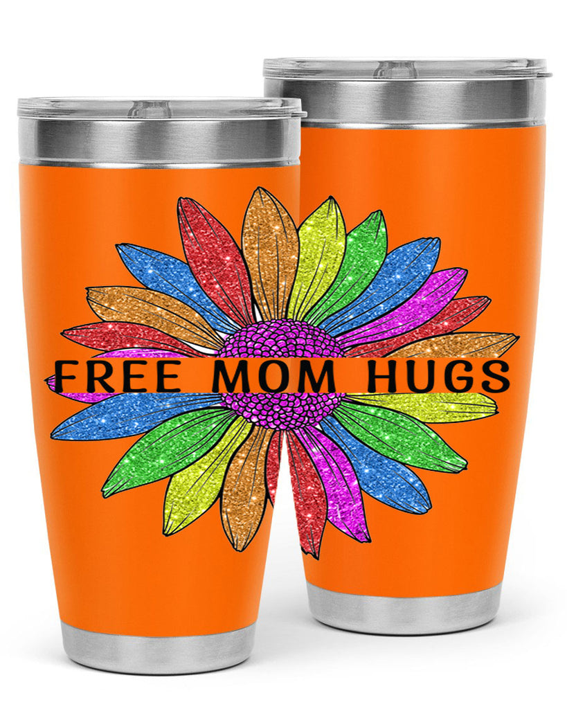 Free Mom Hugs Gay Pride Lgbt Flower 26#- lgbt- Tumbler