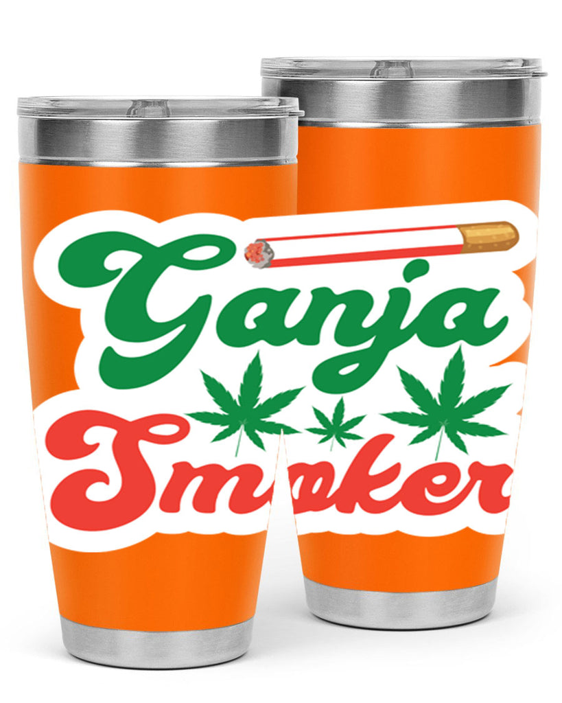 Ganja Smoker 90#- marijuana- Tumbler