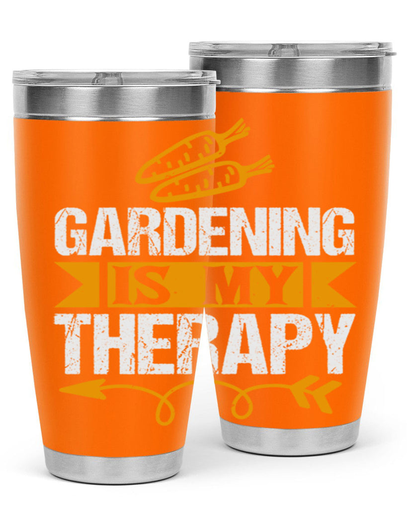 Gardending is my Therapy 64#- farming and gardening- Tumbler