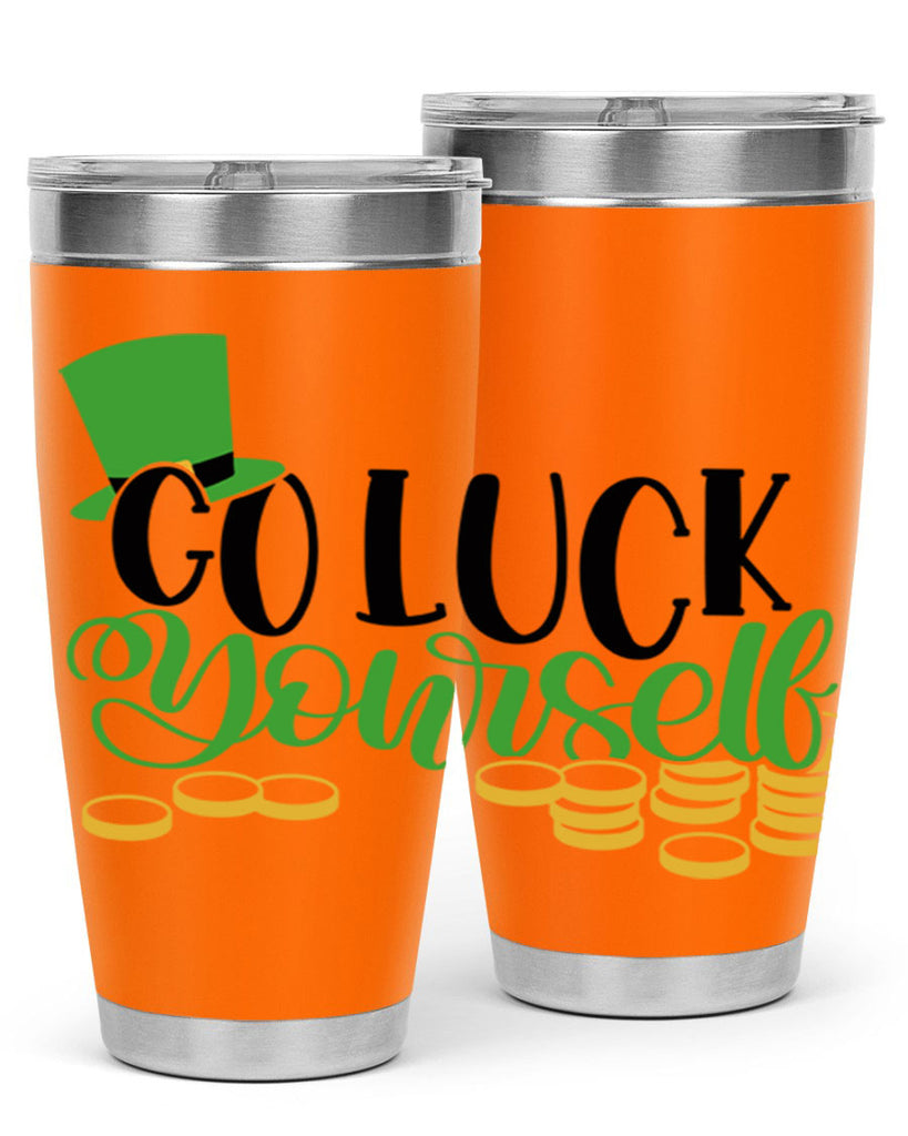 Go Lucky Yourself Style 98#- St Patricks Day- Tumbler