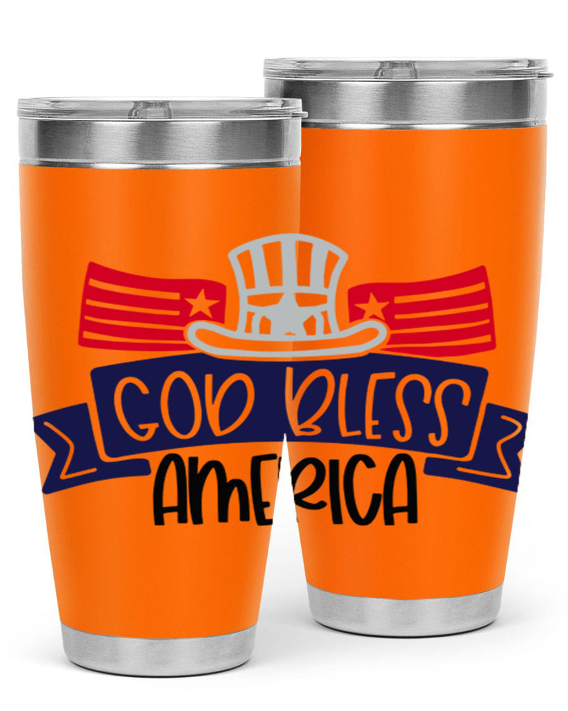 God Bless America Style 151#- Fourt Of July- Tumbler