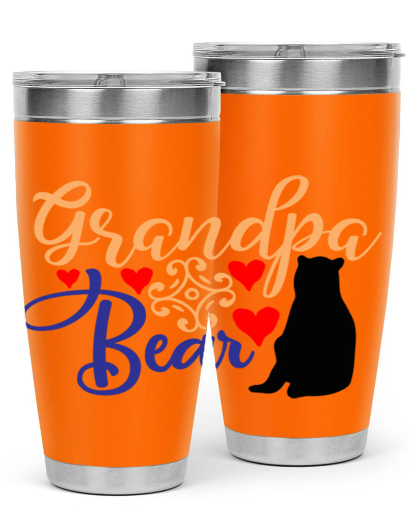 Grandpa bear 43#- grandpa - papa- Tumbler