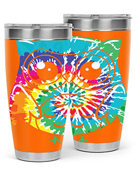 Graphic Owl Tiedye A TurtleRabbit 8#- owl- Tumblers