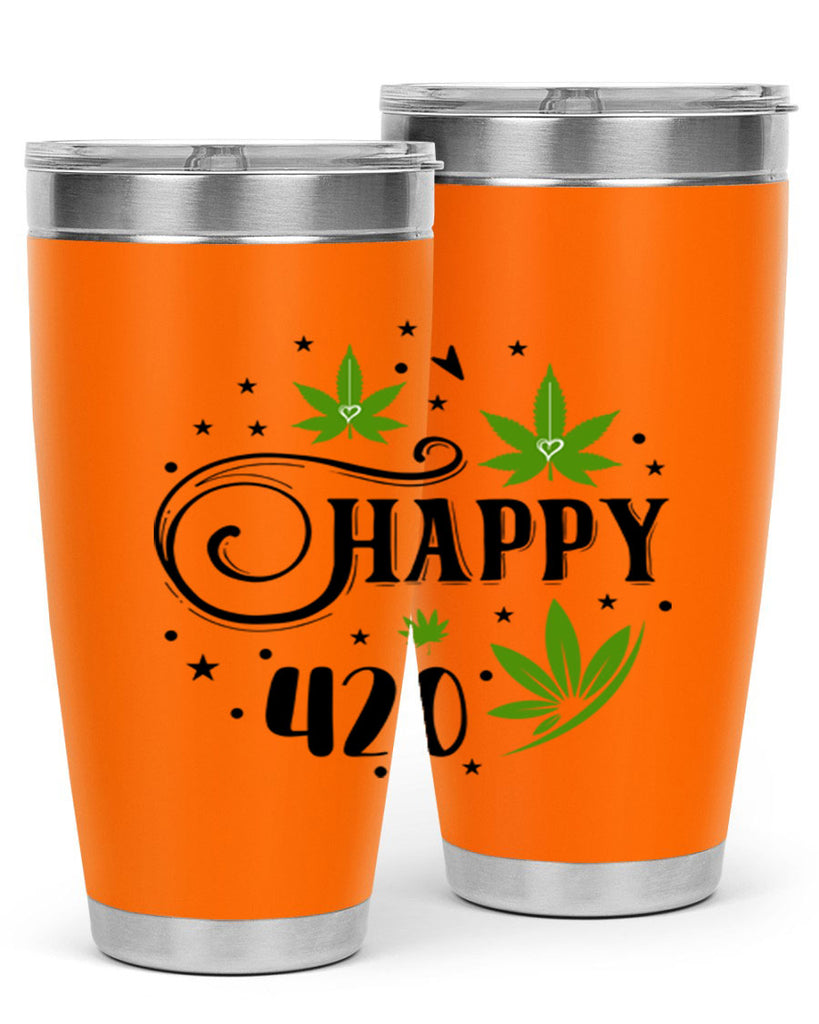 Happy 420 101#- marijuana- Tumbler