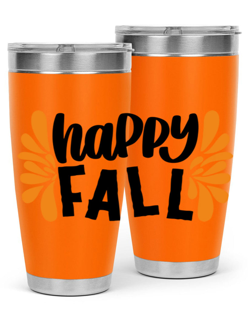 Happy Fall 491#- fall- Tumbler
