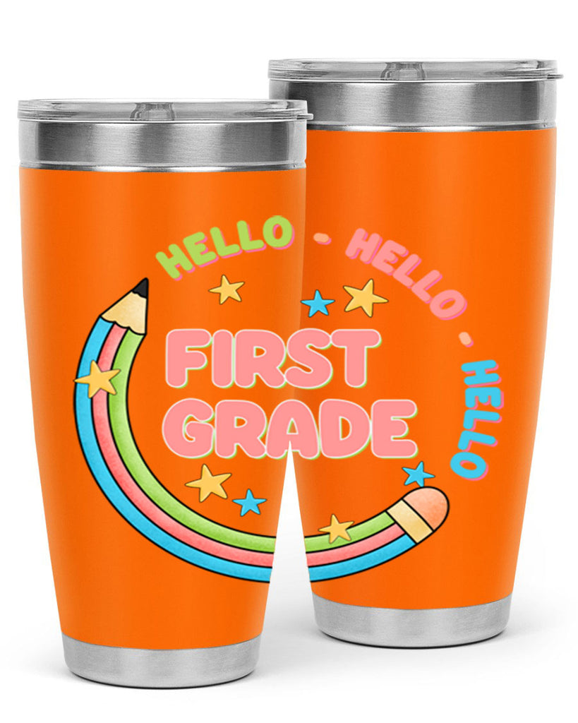 Hello 1st Grade Pencil 15#- 1st grade- Tumbler