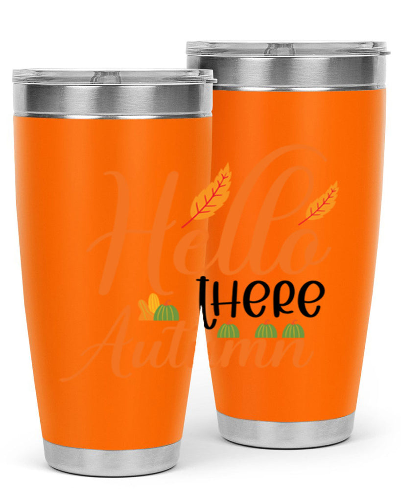 Hello There Autumn 297#- fall- Tumbler