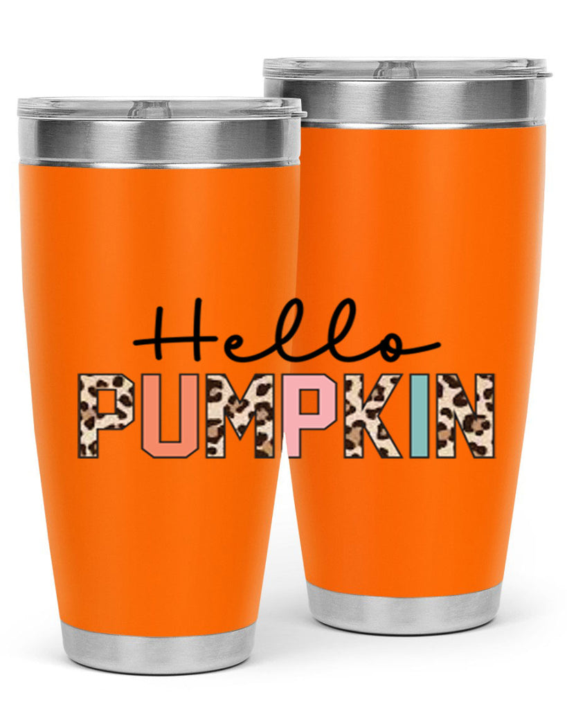 Hello pumpkin 289#- fall- Tumbler