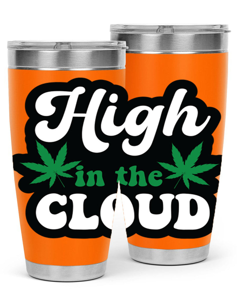 High in the cloud 113#- marijuana- Tumbler