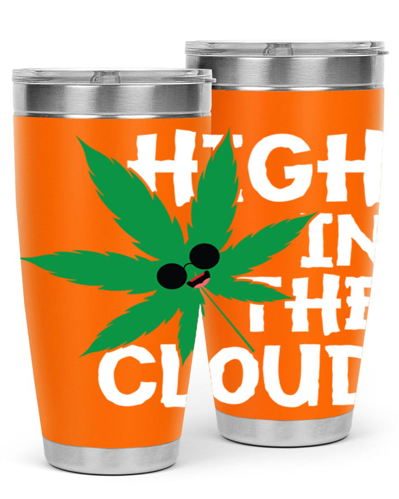 High in the cloud 114#- marijuana- Tumbler