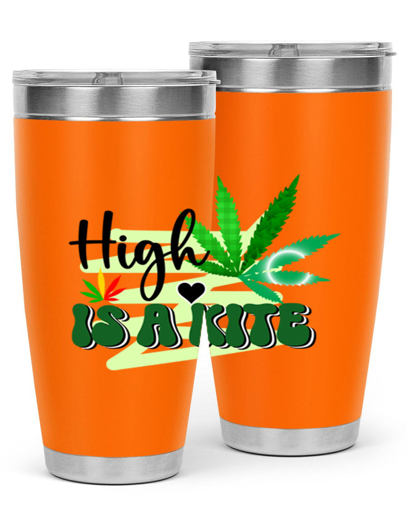 High is a Kite 116#- marijuana- Tumbler