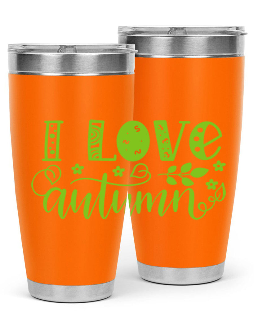 I Love Autumn 325#- fall- Tumbler