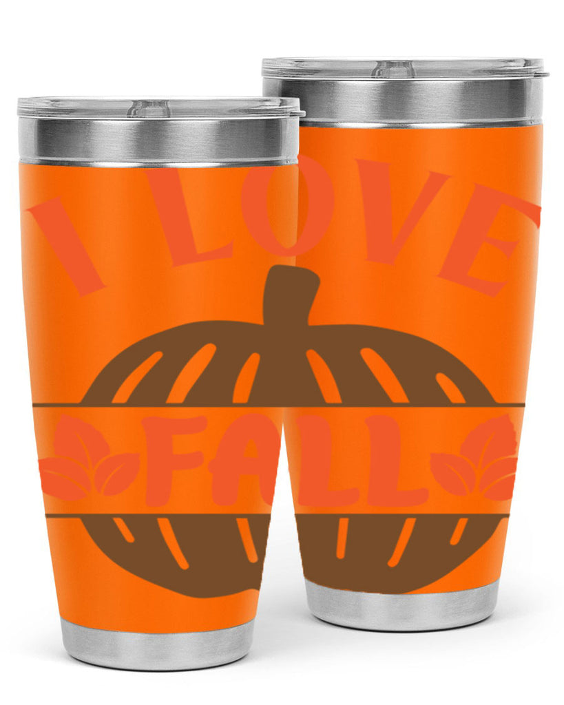 I Love Fall 337#- fall- Tumbler