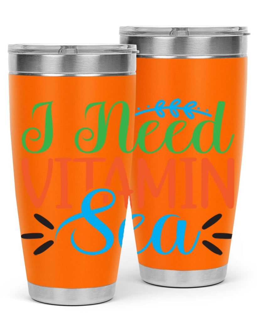 I Need Vitamin Sea 233#- mermaid- Tumbler