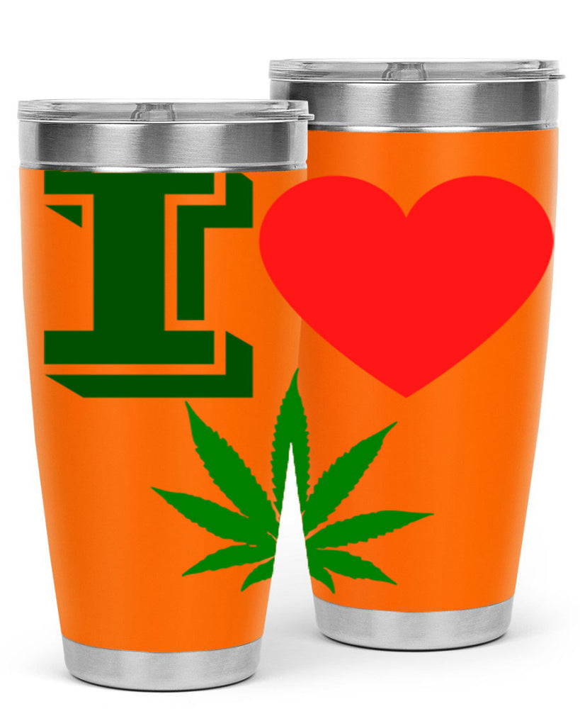 I love Cannabis 127#- marijuana- Tumbler